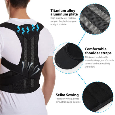 ErgoBack™ Upper Back Posture Corrector